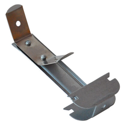 GANCIO CON MOLLA per profilo 27 x 49 - largh.molla 15 mm
