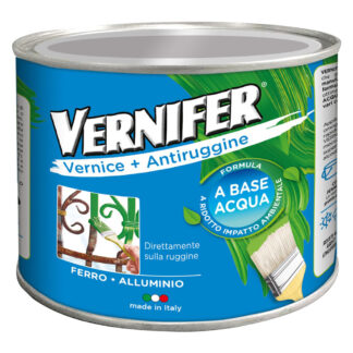 VERNICE ANTIRUGGINE BASE ACQUA 'VERNIFER' Ml. 500 - bianco brillante (4600)