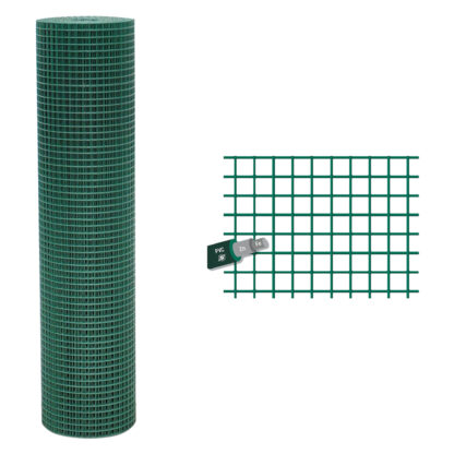 RETE ELETTROSALDATA PLASTIFICATA H 80 cm - 12 x 12 mm - F.1,2