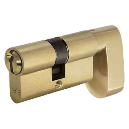 CILINDRO SAGOMATO CON POMOLO A GOCCIA PER PORTE BA mm 26+10+26 = 62 (31+31) nich.luc.