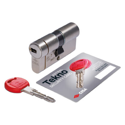 CILINDRO PROFILATO DOPPIO 'ASTRAL TEKNO PRO' mm 35+10+65 = 110 (40+70)