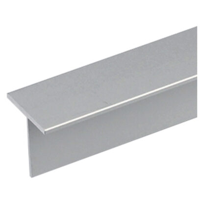 PROFILO PER FAI DA TE A 'T' mm 30 x 15 x 1,5 - mt 2 col.argento
