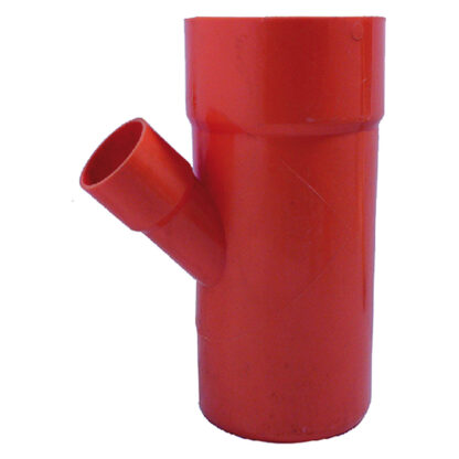 DERIVAZIONE RIDOTTA 45° IN PVC 45 ø  100/80