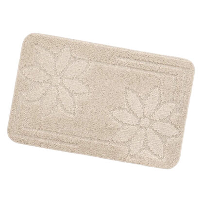 TAPPETO BAGNO 'MOOREA' cm 50 x 80 - vinaccia