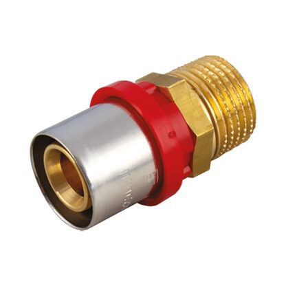 RACCORDO A PRESSARE DIRITTO '1650CT' 16 x 1/2 - maschio