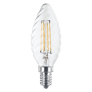 LAMPADA LED A FILAMENTO 'SPIRALE' CALDA 2700K  4W=37W E14 - 470 lm