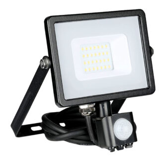 PROIETTORE A LED CON SENSORE PRESENZA 20W - mm 153 x 178 x 55 / 1600 lm