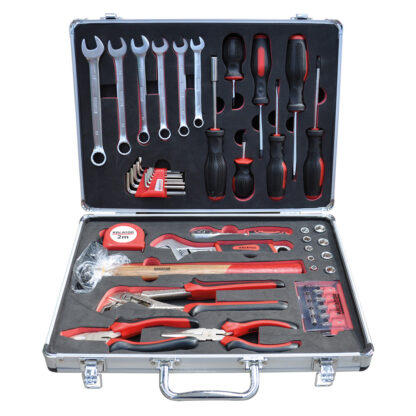CASSETTA UTENSILI MANUALI cm 38 x 7,5 x h 27 - 26 pz totali