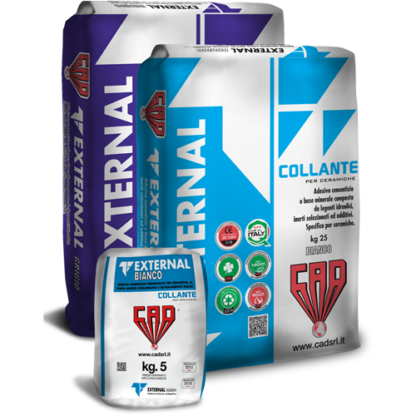 EXTERNAL BIANCO DA 25 KG